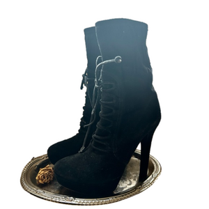 Miu Miu Suede Stiletto Boots